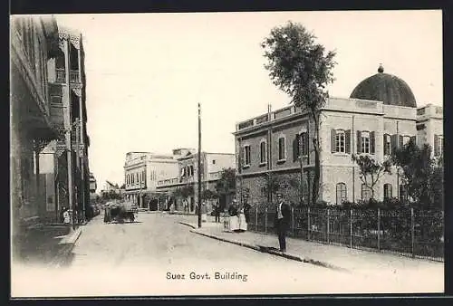 AK Suez, Govt. Building, Strassenpartie