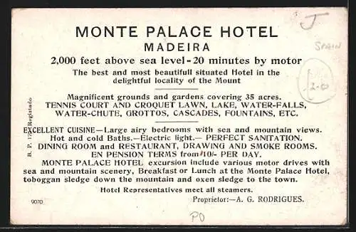 AK Madeira, Monte Palace Hotel