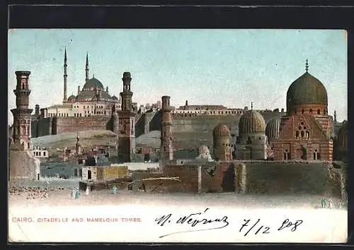 AK Cairo, Citadelle and Mamelouk Tombs