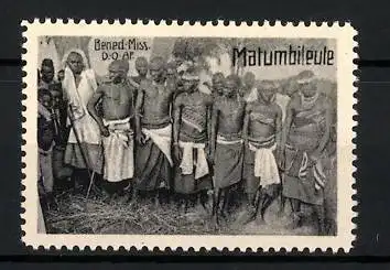 Reklamemarke Deutsch-Ost-Afrika, Benediktiner Mission, Matumbileute