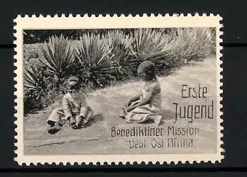 Reklamemarke Deutsch-Ost-Afrika, Benediktiner Mission, erste Jugend