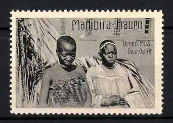 Reklamemarke Deutsch-Ost-Afrika, Benediktiner Mission, Madibira-Frauen
