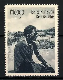 Reklamemarke Deutsch-Ost-Afrika, Benediktiner Mission, Mgogo