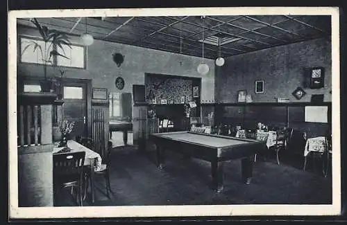 AK Bitburg, Hotel Bitburger Hof, Billardzimmer