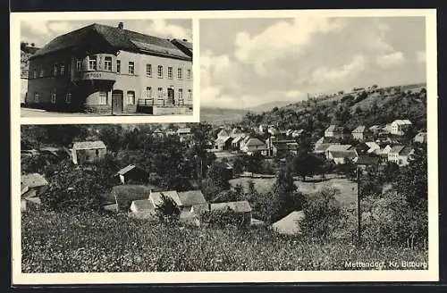 AK Mettendorf / Bitburg, Hotel zur Post, Panorama
