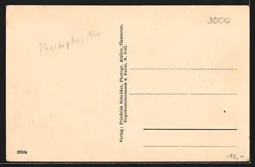 AK Hannover, Knickmeyer's Restaurant, Rathenauplatz 14, Speiseraum