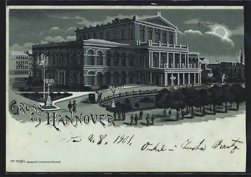 Mondschein-Lithographie Hannover, Hoftheater