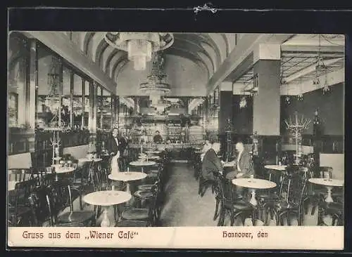AK Hannover, Wiener Café, Innenansicht