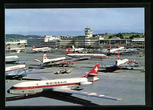 AK Zürich, Teil der Swissair-Flotte auf dem Flughafen Zürich-Kloten