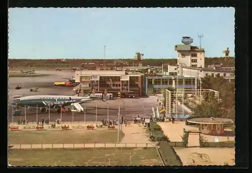 AK Frankfurt a. M., Flughafen Rhein-Main von oben