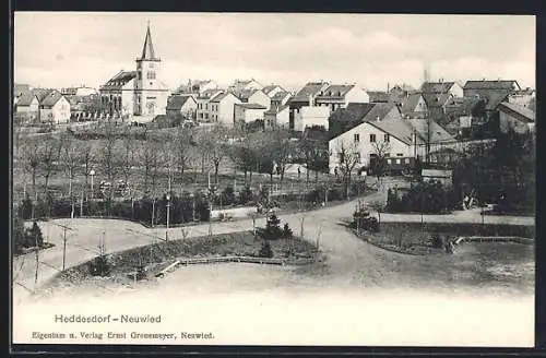 AK Heddesdorf-Neuwied, Teilansicht