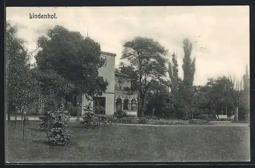 AK Hannover, Villa Lindenhof mit Parkanlage