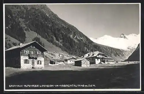 AK Bramberg /Wildkogl, Gasthaus Alpenrose u. Pension im Habachtal