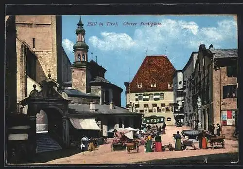 AK Hall, oberer Stadtplatz