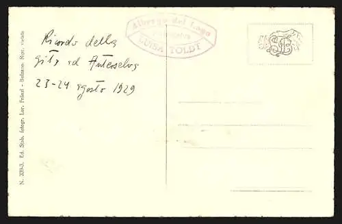 AK Anterselva / Val Pusteria, Albergo al Lago, Lago di Anterselva