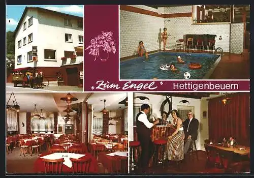 AK Buchen-Hettigenbeuern / Odenwald, Gasthaus-Café Zum Engel