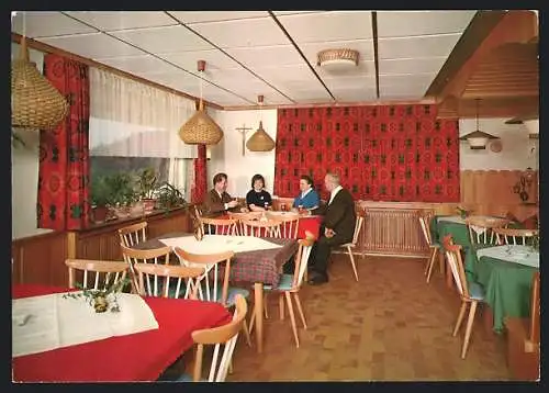 AK Bad Griesbach / Schwarzwald, Pension Ludwig Schneider, Innenansicht