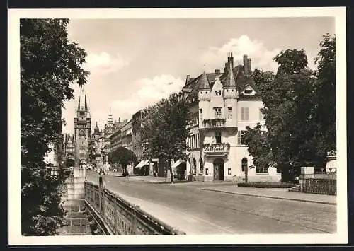 AK Freiburg / Breisgau, Hotel, Restaurant, Weinstube Laubfrosch - Bes. Karl Kiechle