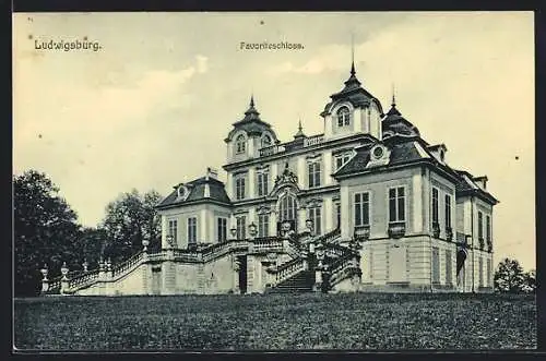 AK Ludwigsburg / Württemberg, Das Favoriteschloss