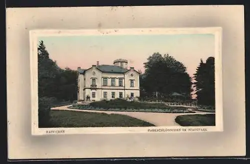 AK Hainichen / Sa., Parkschlösschen im Stadtpark