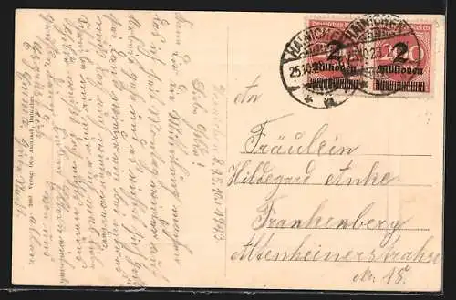 AK Hainichen / Sa., Parkschlösschen im Stadtpark