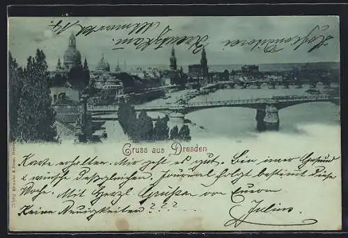 Mondschein-AK Dresden, Panorama
