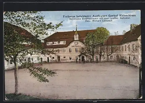 AK Freiberg / Sachsen, Gasthof Kleinschirma