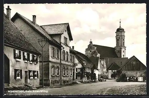 AK Hohenstadt / Aalen, bei der Kirche