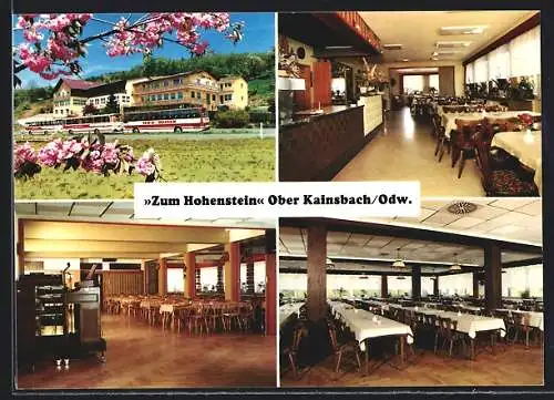 AK Reichelsheim / Odw., Gasthaus-Pension Zum Hohenstein, Ober-Kainsbach, Bes.Fam.Müller