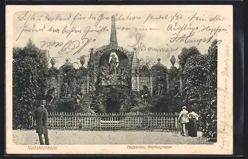 AK Veitshöchheim, Hofgarten, Neptungruppe