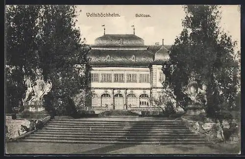 AK Veitshöchheim, Treppe zum Schloss