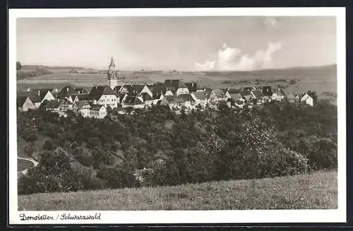 AK Dornstetten /Schwarzwald, Teilansicht mit Kirche