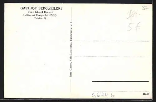 AK Kempenich, Schloss und Kreuzwäldchen