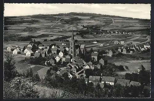 AK Langenfeld /Eifel, Teilansicht mit Kirche