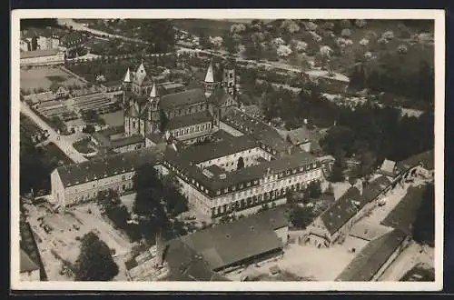 AK Maria Laach, Abtei Maria Laach, Fliegeraufnahme