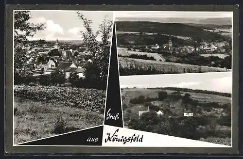 AK Königsfeld / Sinzig, Ortsansichten aus der Vogelschau