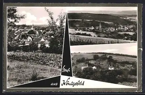 AK Königsfeld / Sinzig, Ortsansichten aus der Vogelschau