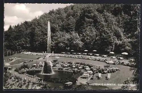 AK Weibern über Brohl, Gästehaus Hubertus, Gartenanlagen