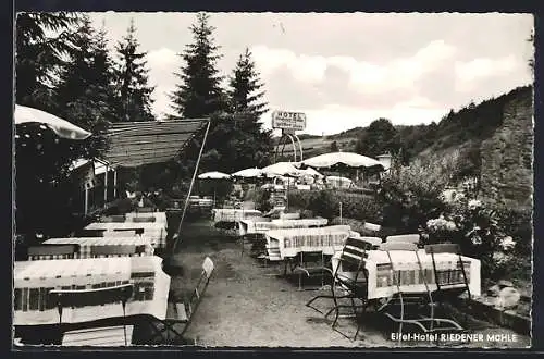 AK Weibern /Eifel, Eifel-Hotel Riedener Mühle H. Konrad