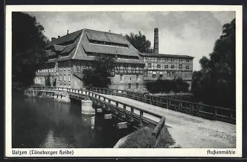 AK Uelzen / Lüneb. Heide, Blick auf die Aussenmühle