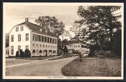 AK Bad Bentheim, Hotel Logierhaus mit Park