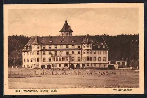 AK Bad Rothenfelde /Teutob. Wald, Blick auf den Weidtmannshof