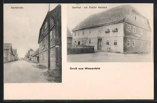 AK Wiesenfeld / Coburg, Gasthof v. Emilie Heinlein