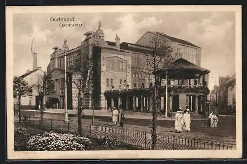 AK Dortmund, Partie am Stadttheater
