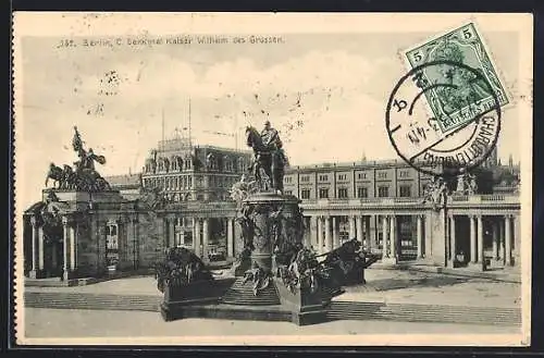 AK Berlin, Denkmal Kaiser Wilhelm des Grossen
