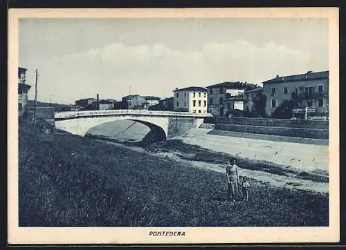 AK Pontedera, Ortspartie mit Brücke