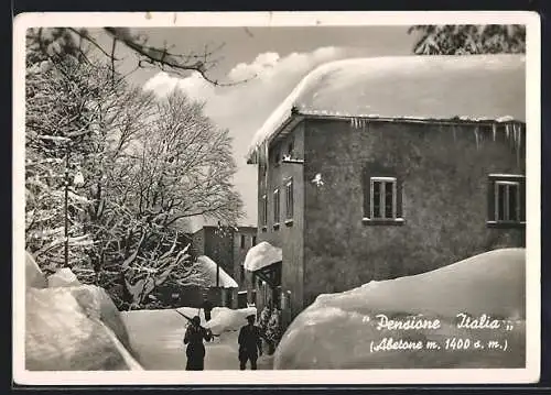 AK Abetone, Pensione Italia unter einer dicken Schneedecke