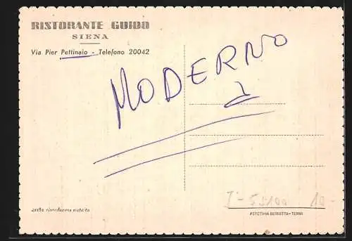 AK Siena, Ristorante Guido