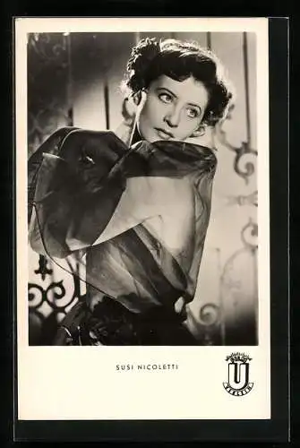 AK Schauspielerin Susi Nicoletti in dem Film Eine Frau mit Herz