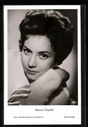 AK Schauspielerin Marina Orschel in dem Film Träume von der Südsee